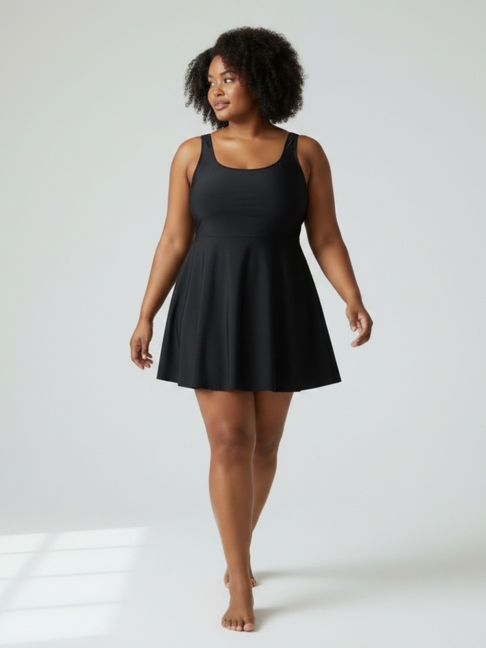 GAP Fit Active Black Scoop-Neck Mini Dress NWT XXL Retail $59.99